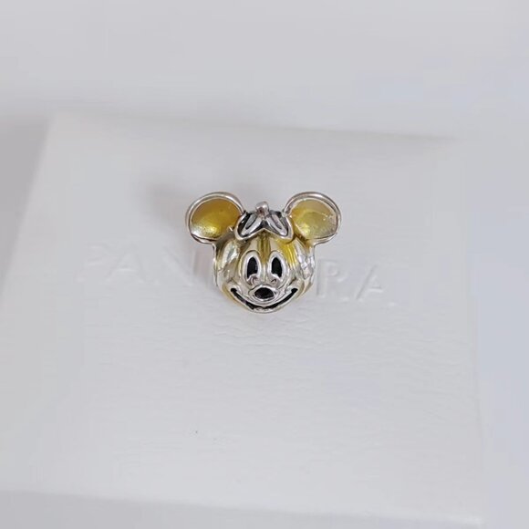Pandora Mickey Mouse Pumpkin Charm with box - Picture 2 of 7